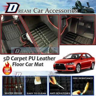For Mitsubishi Lancer Ex Evo 2007-2015 Leather Dashmat 