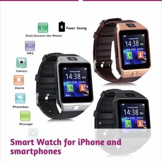 smartwatch bluetooth dz09