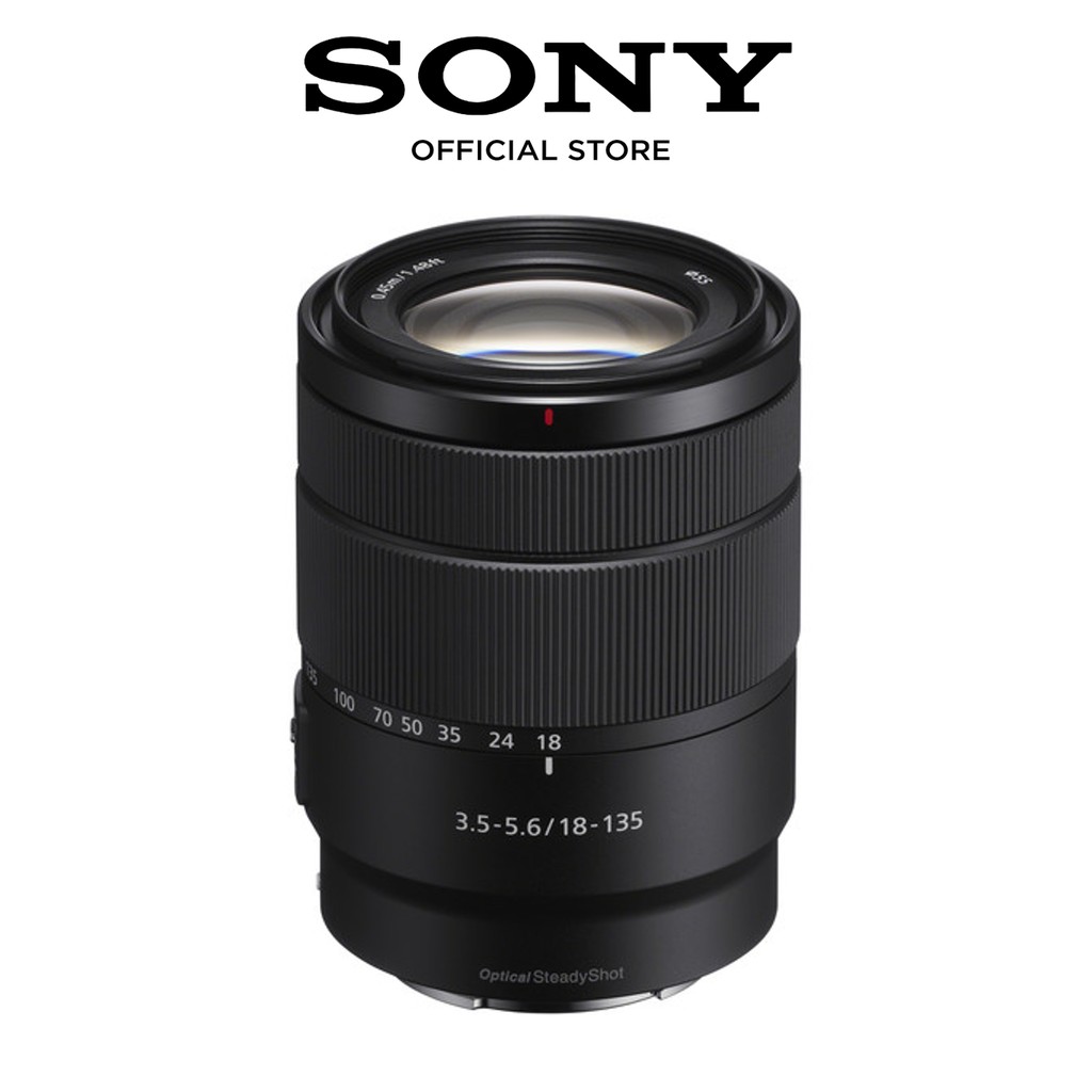 Sony E Mount Lens 18135 mm F/3.55.6 OSS Lens SEL18135 Shopee Malaysia
