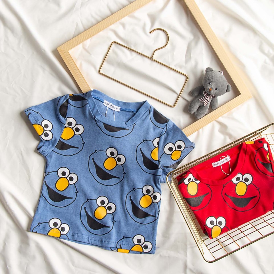 Elmo Blue Kids T Shirt Shopee Malaysia - elmo shirt roblox