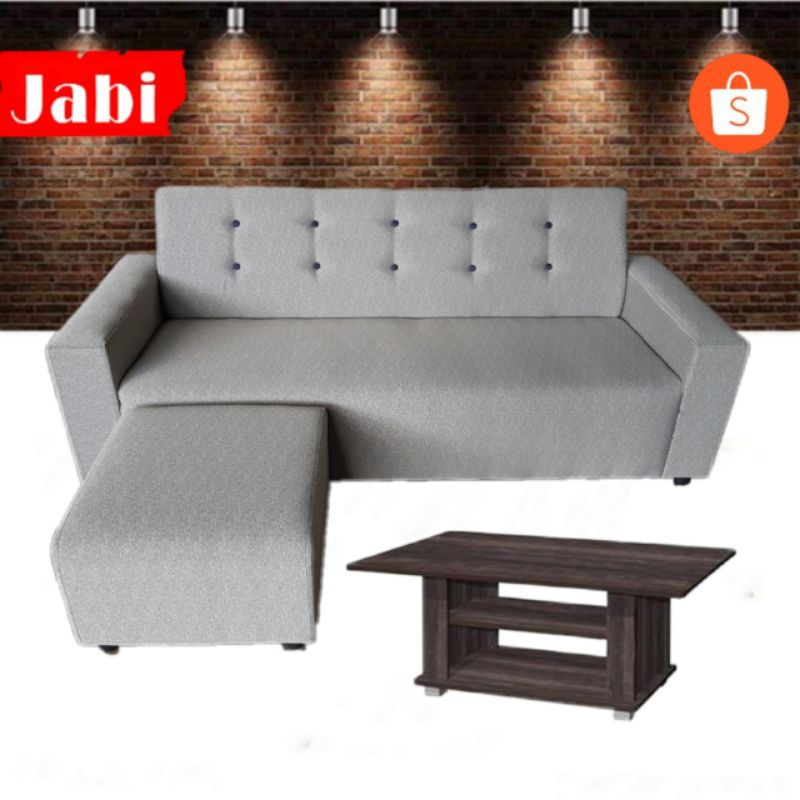 Jabi~3 SEATER L-SHAPE SOFA / Kerusi Ruang Tamu / Relax ...