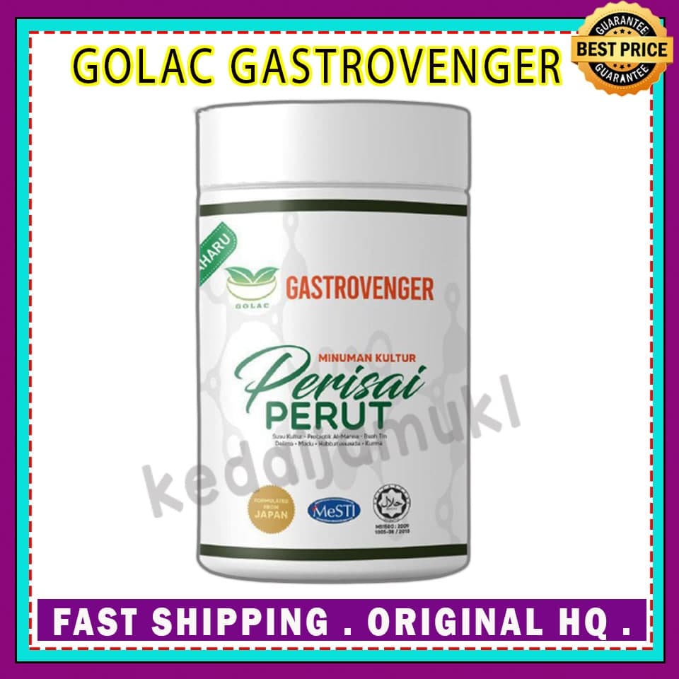 Rawat Gastrik Gerd Golac Gastrovenger Original Hq Buang Angin Gastrik Gerd Perisai Perut Susu 5452