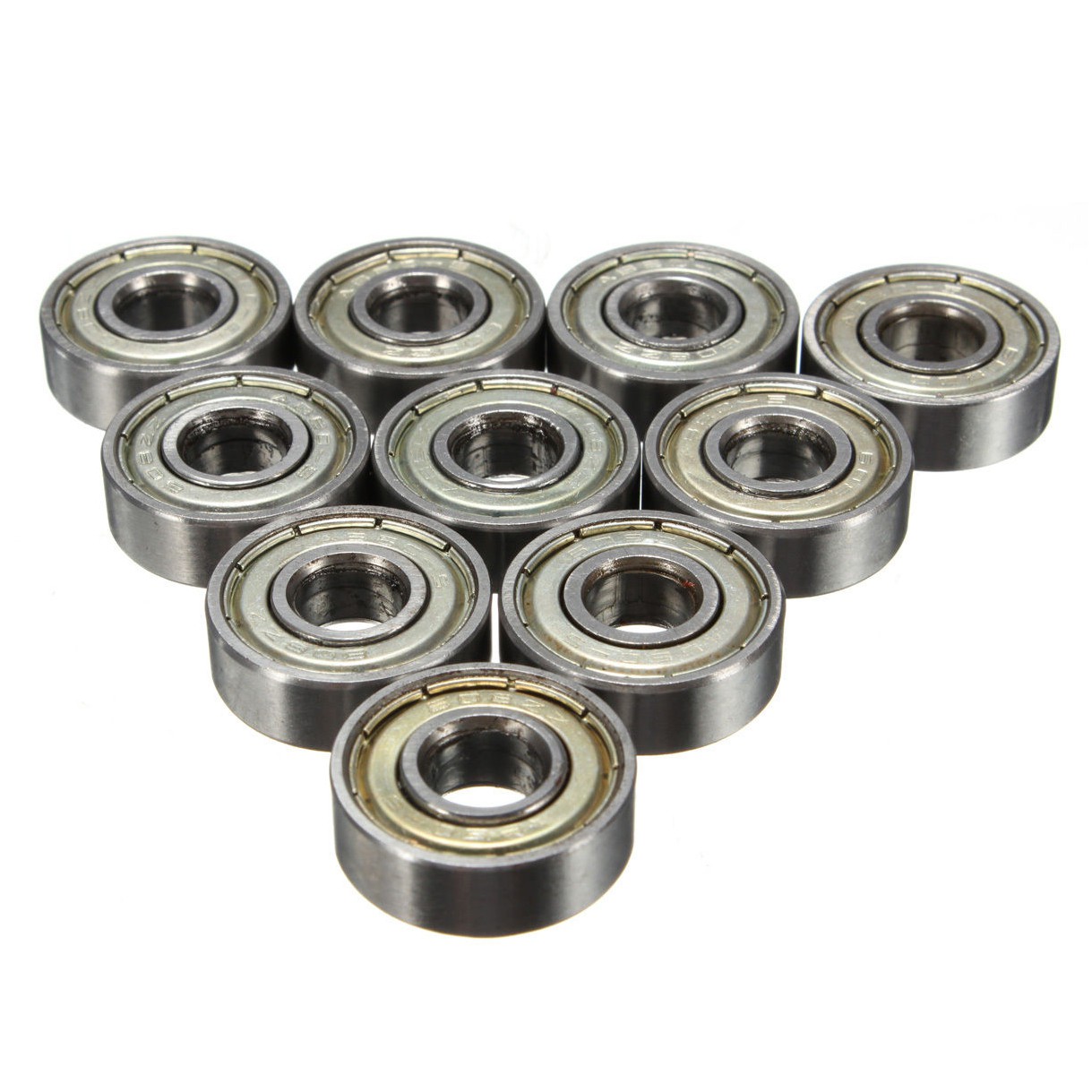 10 Roulements à Billes ABEC-5 608ZZ – 8x22x7 Mm – Pour Skateboard, Scooter, Roller - 12