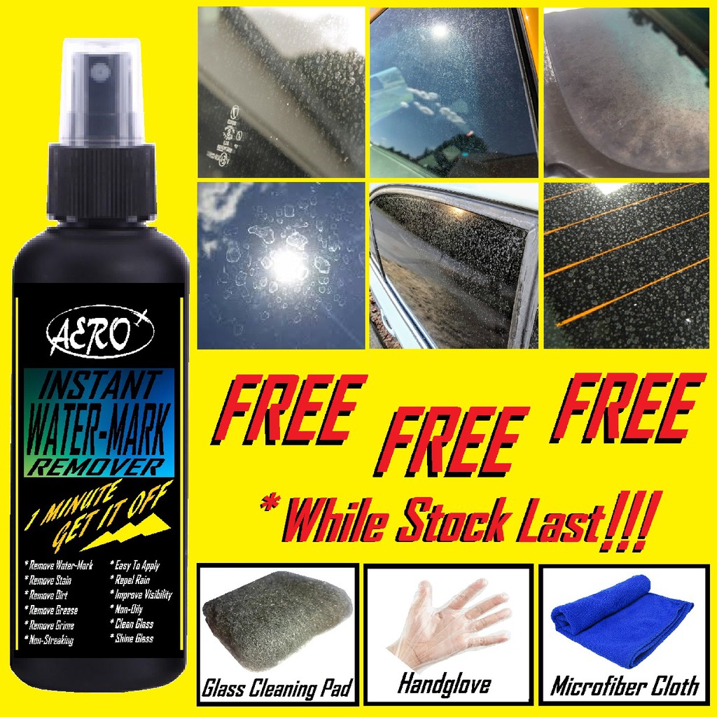 Car Watermark Remover Instant Acid Rain Stain Aero 1 Minute Get It Off