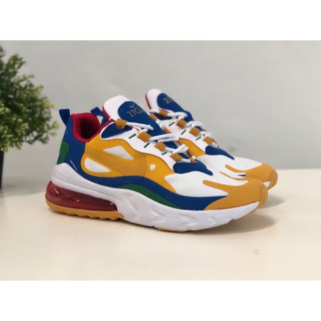 nike 270 yellow blue