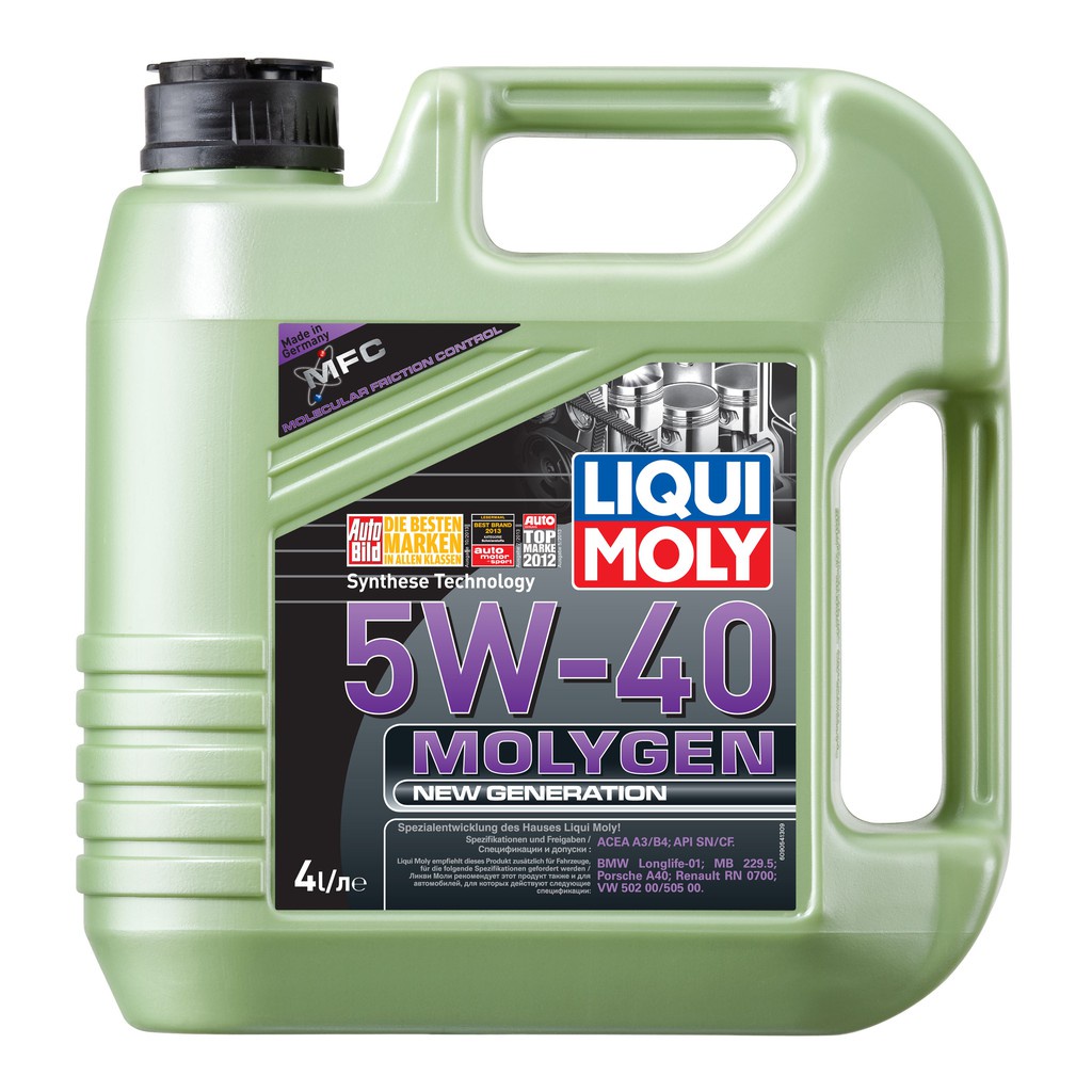 LIQUI MOLY MOLYGEN 5W40 (4L) | Shopee Malaysia