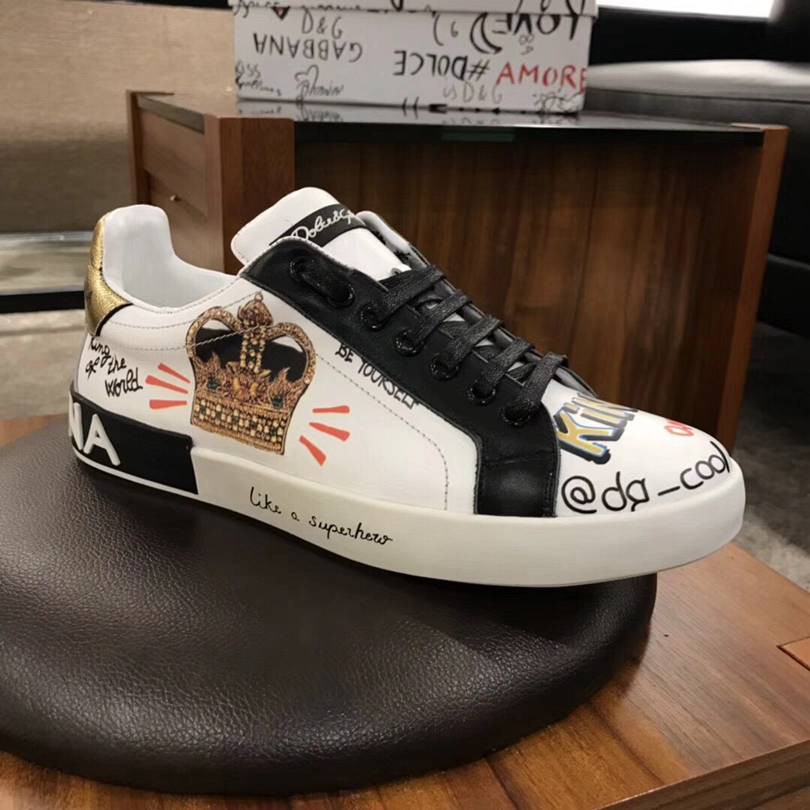 dolce and gabbana slip on sneakers mens