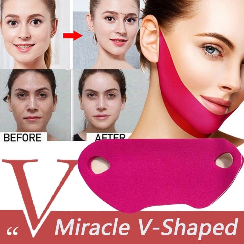 v-Shape Facial Mask Lifting Firming Skin Create v-Shape Face Moisturizing Slimming Chin Mask | Wish