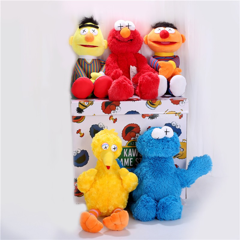 uniqlo kaws elmo plush