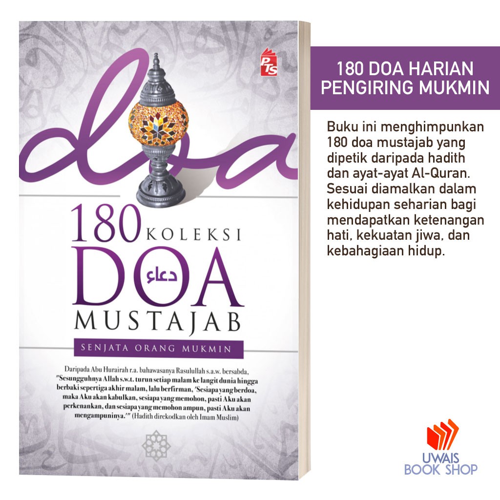 Buku Pts 180 Koleksi Doa Mustajab Shopee Malaysia