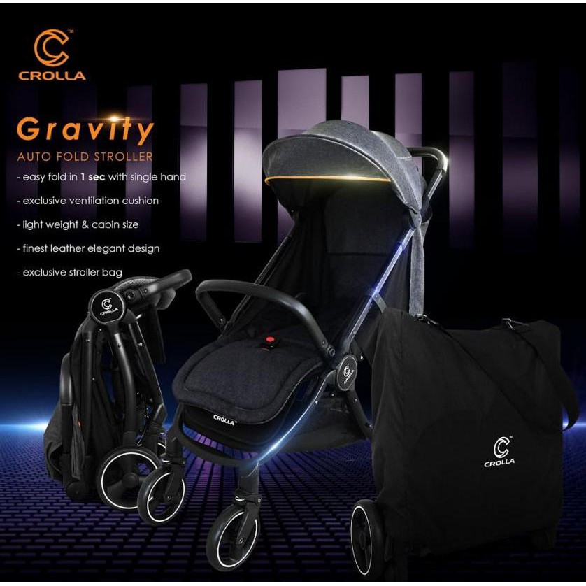 auto fold stroller