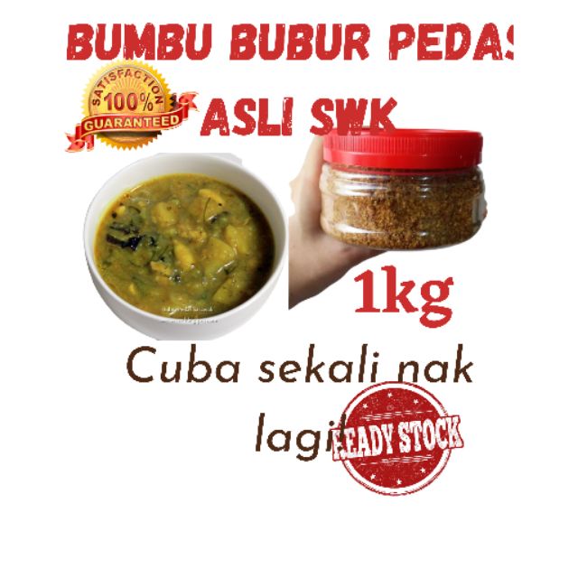 READY STOCK - SEDAP DARI BUMI KENYALANG - Bumbu Bubur ...