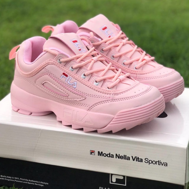 kasut fila pink