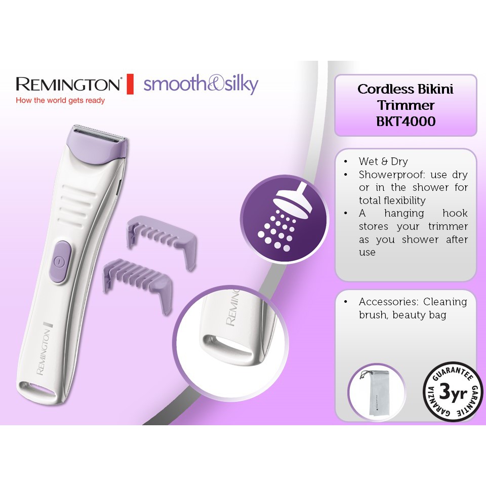 trimmer remington bkt4000 smooth&silky