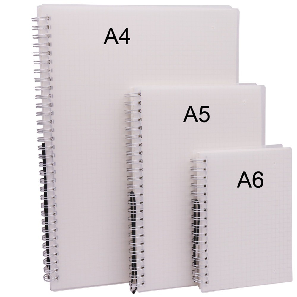 1-pcs-a4-a5-a6-notebook-frosted-spiral-notebook-80-sheets-160-pages
