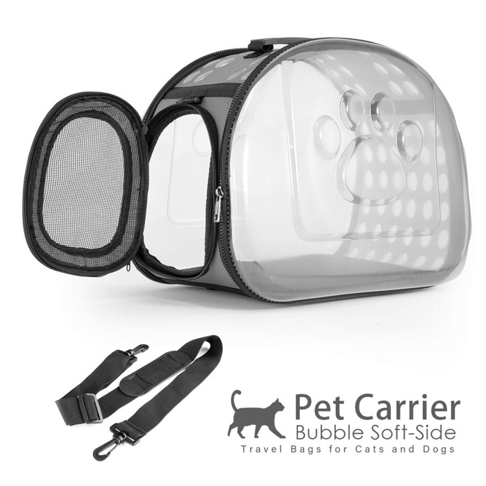 Pet Cat Carrier Bag Space Capsule Transparent Fold Carry Bags for