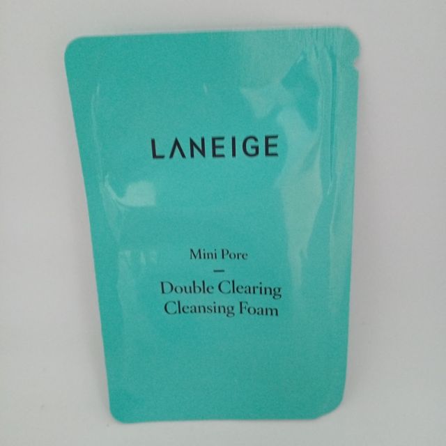 laneige double clearing cleansing foam