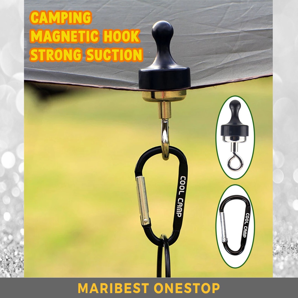 Camping Magnetic Hook Strong Suction Separable Multifunction Outdoor Magnetic Hanger Cangkuk Magnet Perkhemahan 野营磁钩