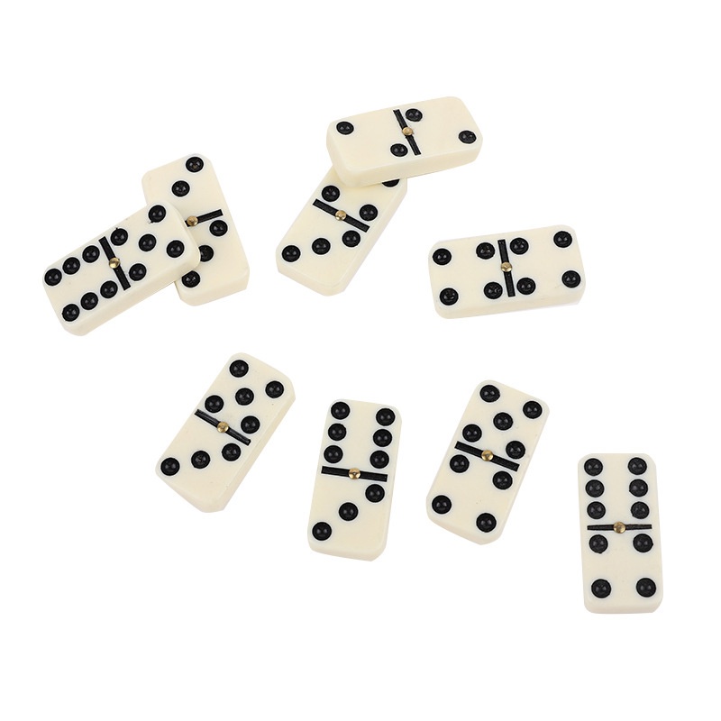 Must Purpose 28pcs Domino Set Plastic Melamine Dominoes Toys Hobbies Construction Classic Kids Game Games Board Quality - Image 4