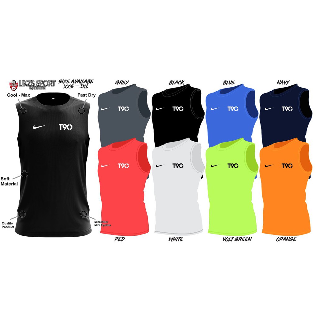 T90 Sleeveless Training Jersey | Sports Attire | Singlet | Microfiber | Warm Up | Running Jersey | Reen Sports