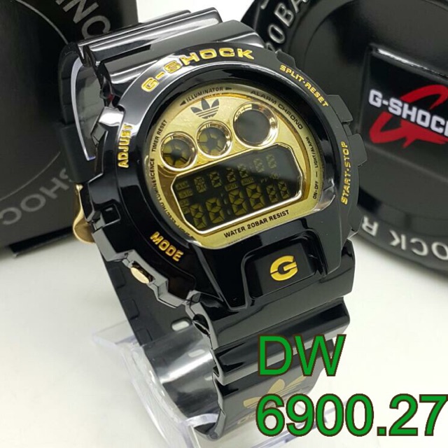 g shock dw 6900 black gold
