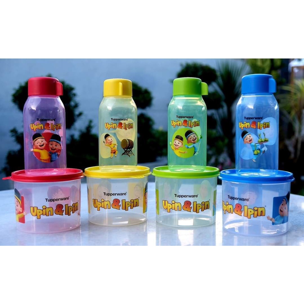 Tupperware brand Upin Ipin Set | Shopee Malaysia