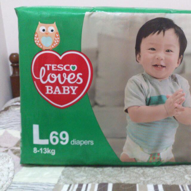 tesco loves baby diapers