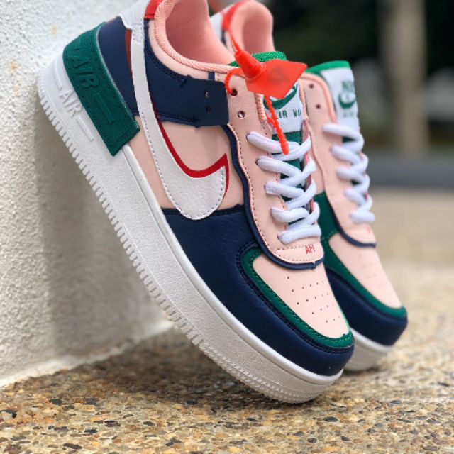 green and pink air force 1