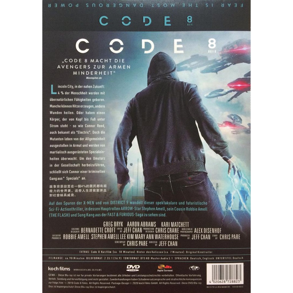 English Movie Dvd Code 8 8号警报 Dvd Import Full Hd 1080p 2019 Shopee Malaysia