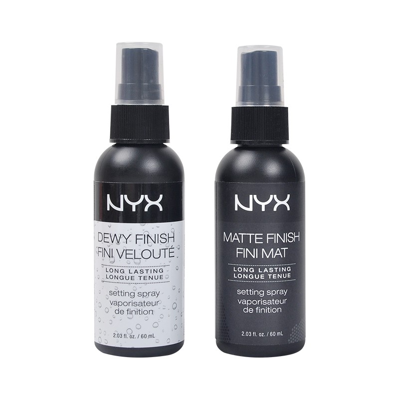 Nyx Dewy Setting Spray Before And After
