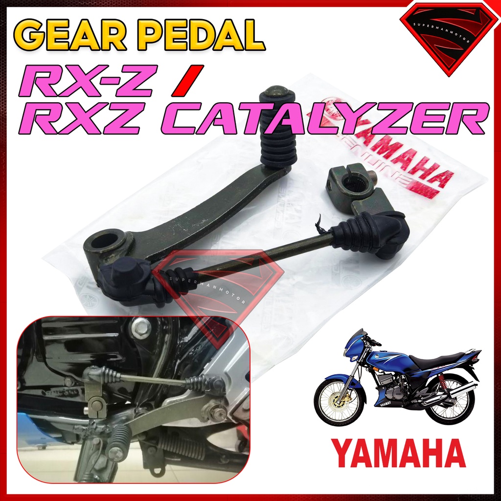 GEAR PEDAL GEAR LEVER YAMAHA RXZ RXZ135 RXZ 135 RXZ CATALYZER ORIGINAL PADDLE GEAR OE [ GREEN ]