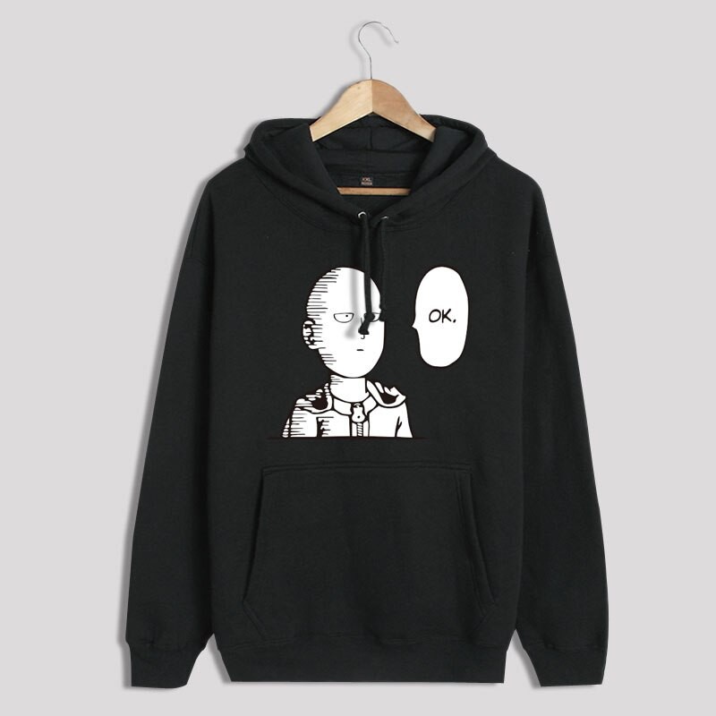 one punch man hoodies anime one oppai hoodies one punchman remake jacket  harajuku sweatshirts