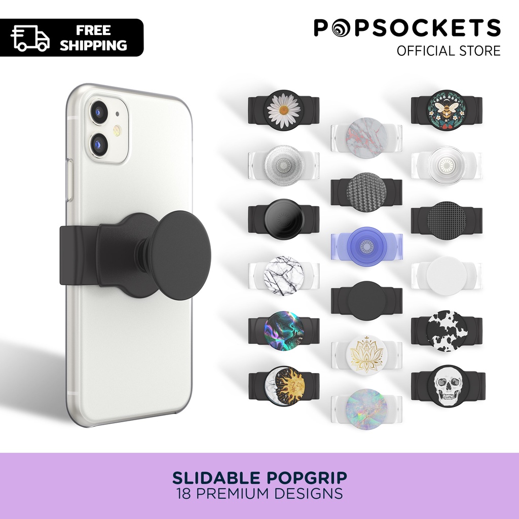 PopSockets Slide Stretch PopGrip The Premium Phone Grip PopGrip