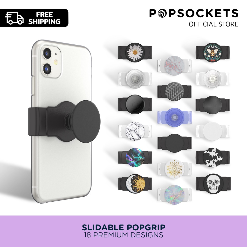 PopSockets Slide Stretch PopGrip | The Premium Phone Grip | PopGrip ...