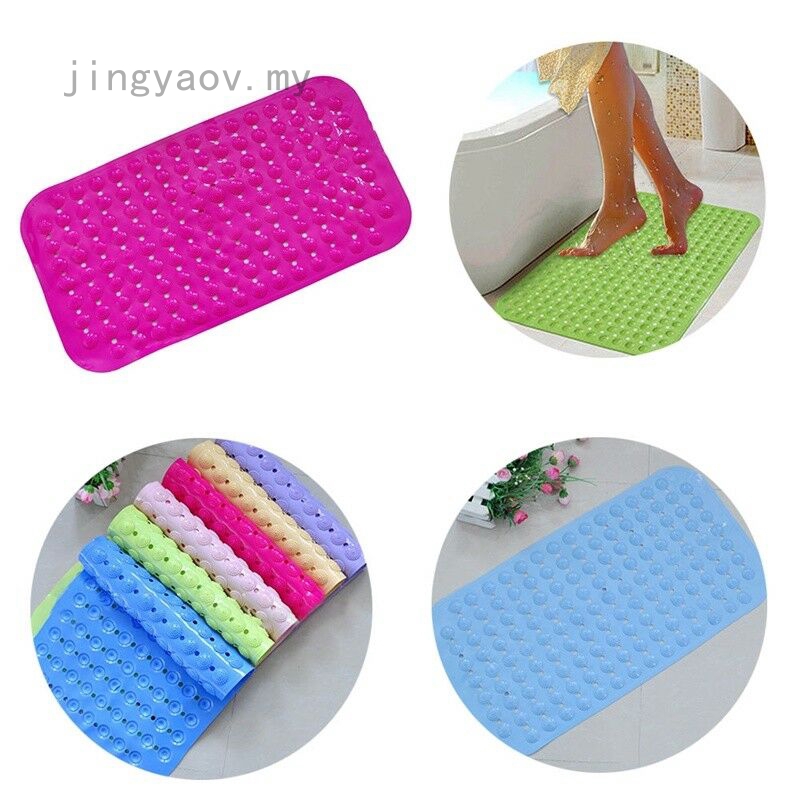 Jingyaov Foot Massage Mat Rubber Non Slip Bathroom Bath Shower Mat