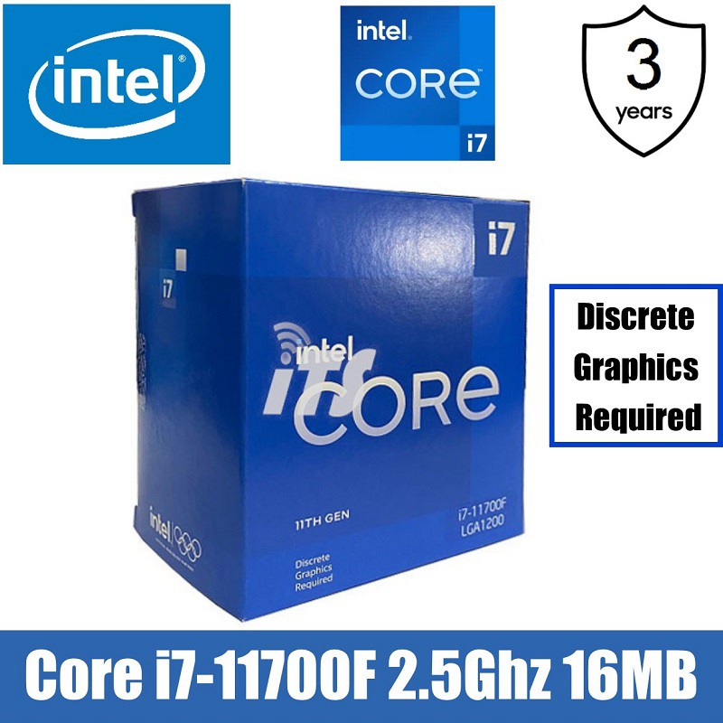 Intel Core I7-11700F 11th Gen Processor - Rocket Lake (16MB Cache, 2 ...