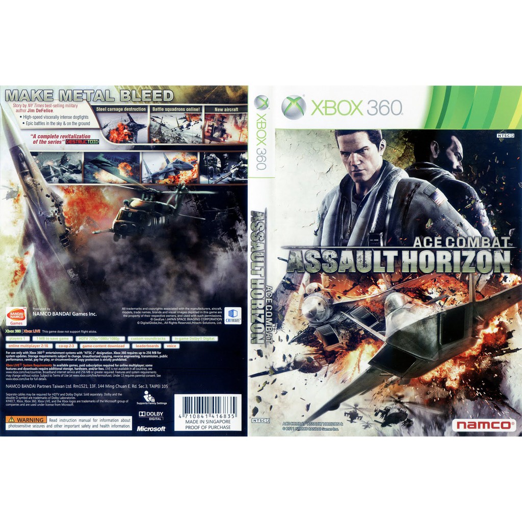 ace combat xbox 360