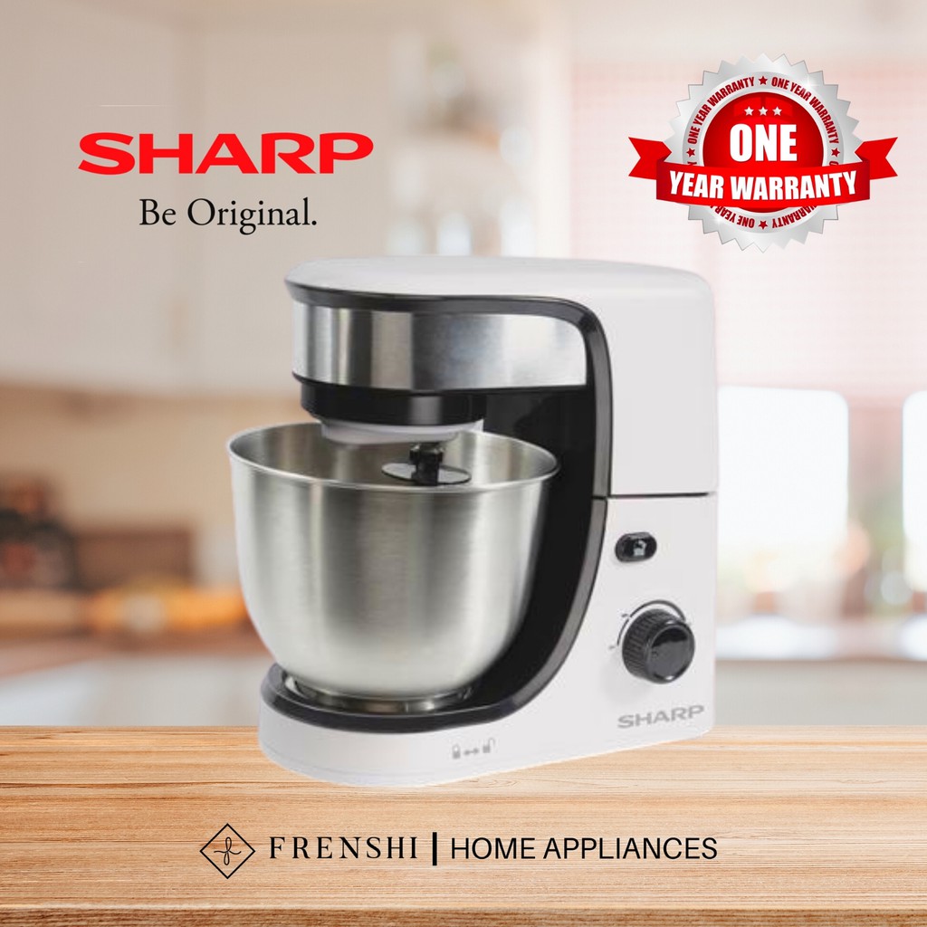 Sharp Stand/Hand Mixer EMS80WH Shopee Malaysia