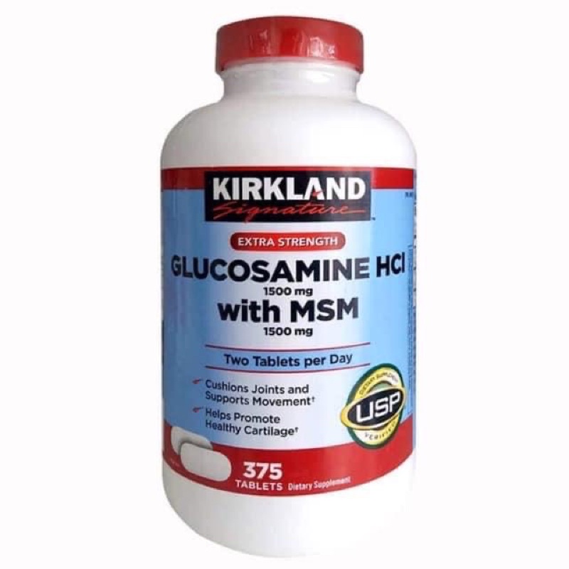 Kirkland Signature Glucosamin HCL & MSM 1500mg [Usa COSTCO] Shopee