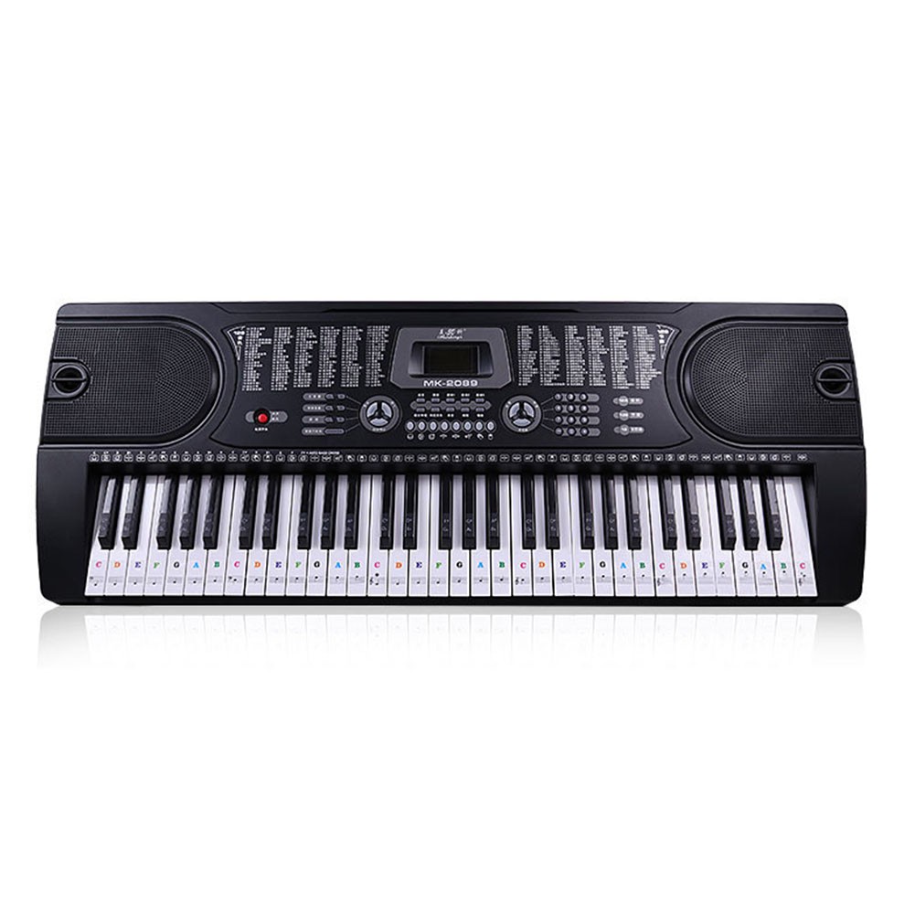 Pvc 54/61 Keys Removable Stave Label Biginners Sticker Piano Keyboard