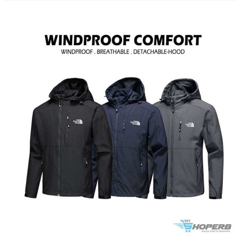 north face jacket windproof waterproof