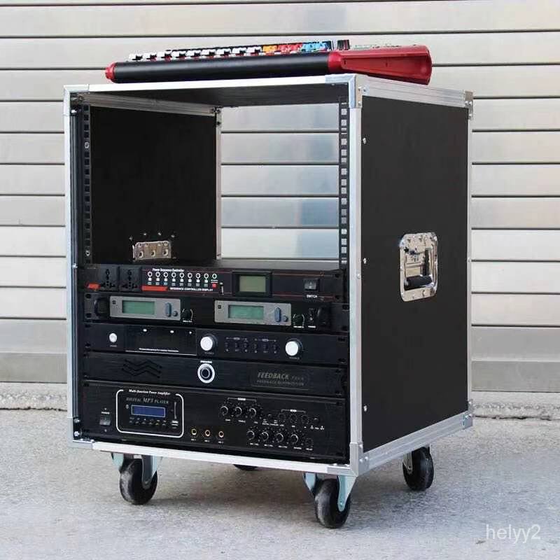 Shelf HIFi rack KTV Audio Flight Case Mixer Amplifier Crate Equipment