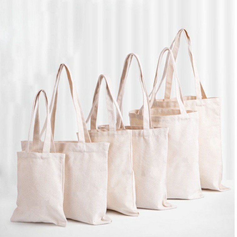 Organic Cotton Canvas Tote Bags Bulk - 12 Pack - Certified Organic Cotton  Bags, Eco Friendly Reusable Canvas Totes for Crafts, Decorating, Heat