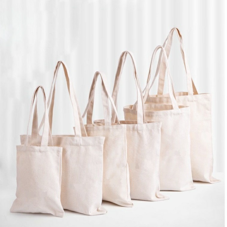 Plain Canvas Tote Bag 5oz 6oz 8oz 10oz 12oz Women Shopping Shoulder Totebag  Student Sekolah Tuisyen Beg Tuition Casual | Shopee Malaysia