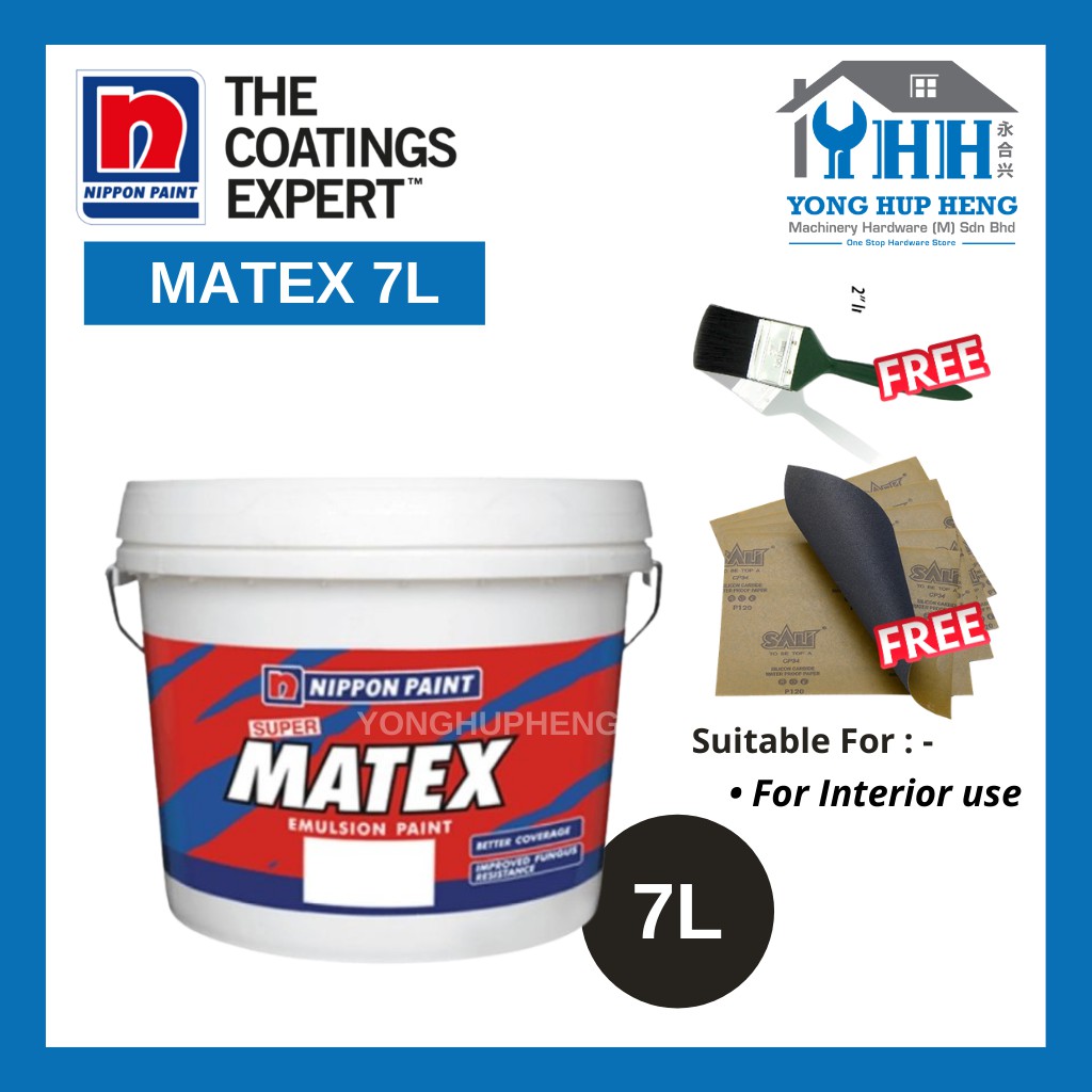 7L Nippon Paint Super Matex White 15245 / 9102 | Shopee Malaysia