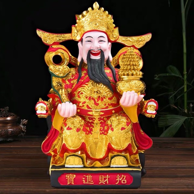 财神爷佛像招财家用店铺办公室才神套装饰品摆件比干文财神爷神像 Shopee Malaysia