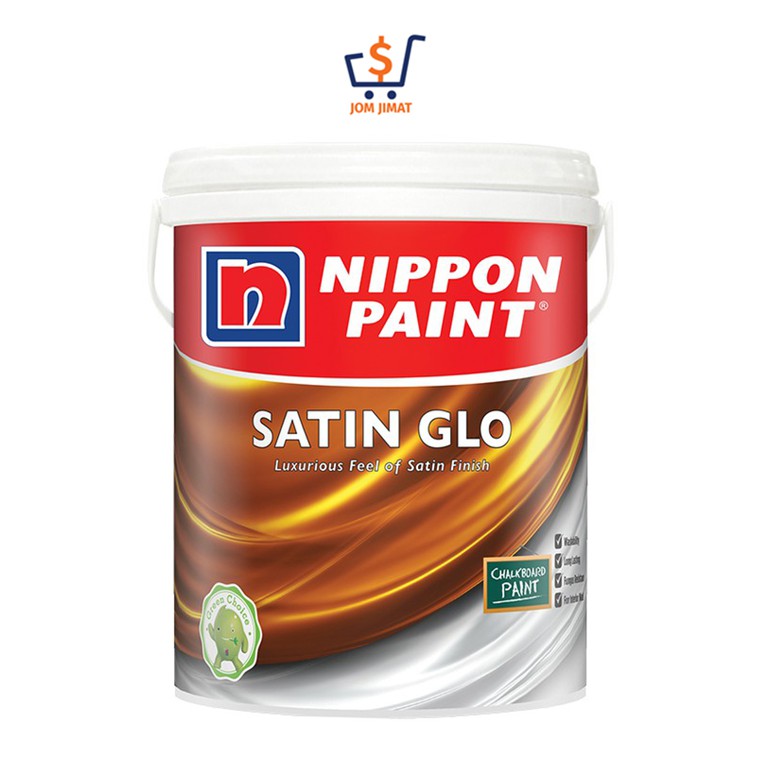 Nippon Paint Satin Glo 18L Interior Wall Shopee Malaysia