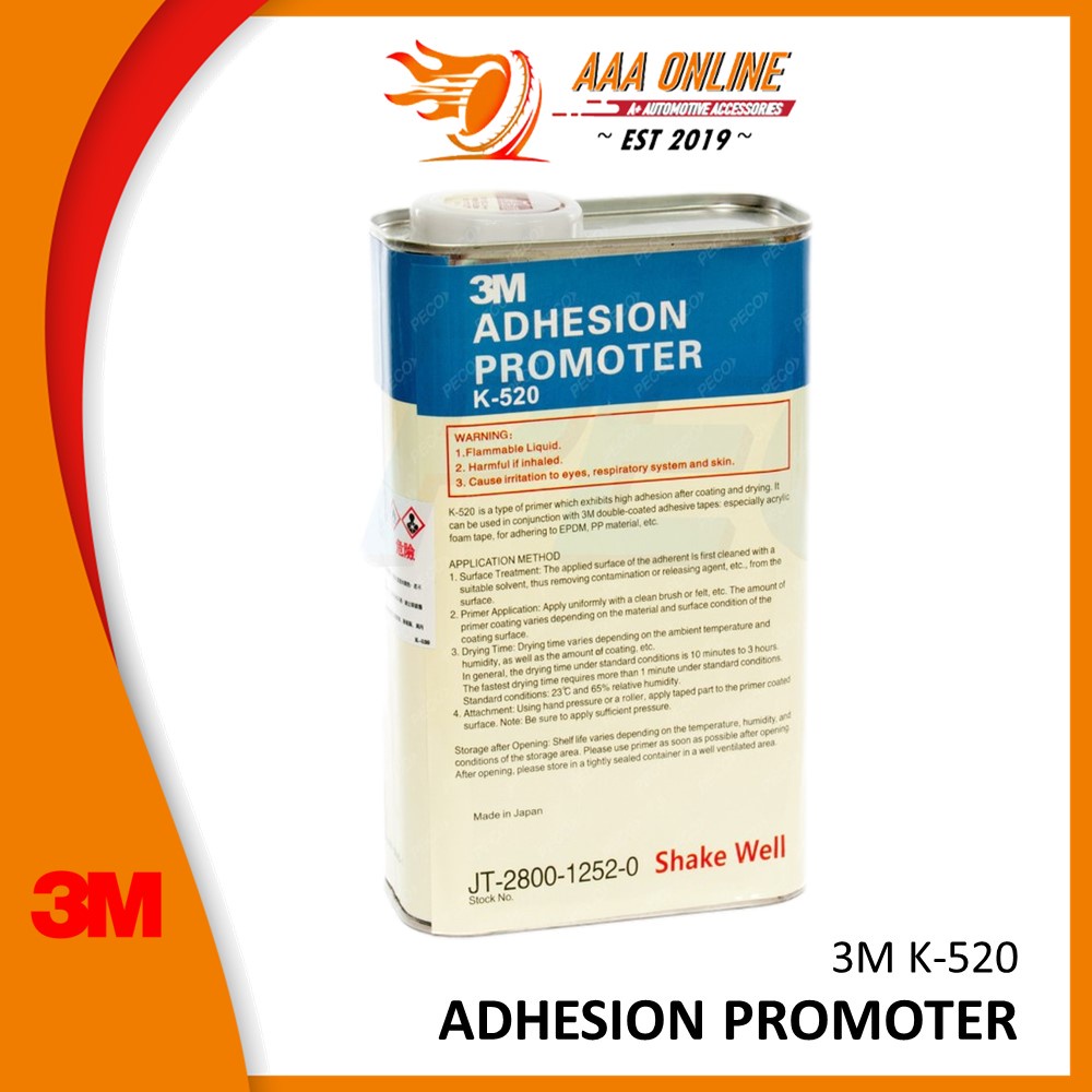 3M Remover Adhesion Promoter Primer K520 Cleaning 1 Liter