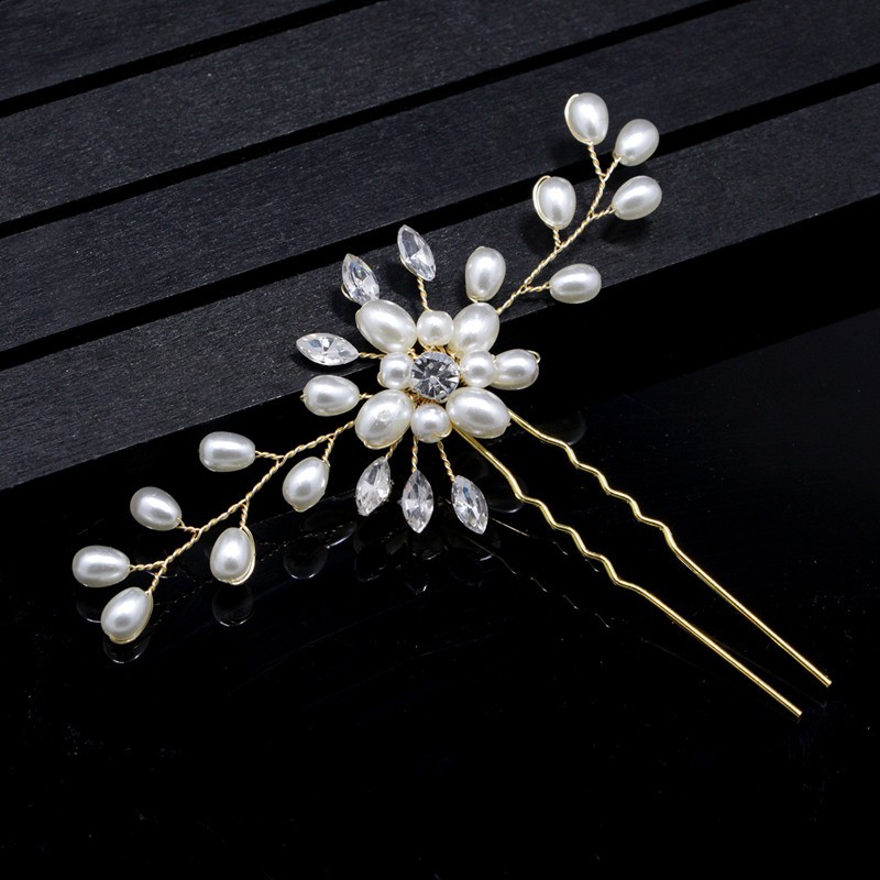 Prom Festival Wedding Hairpin Beautiful Floral Headdress Plait