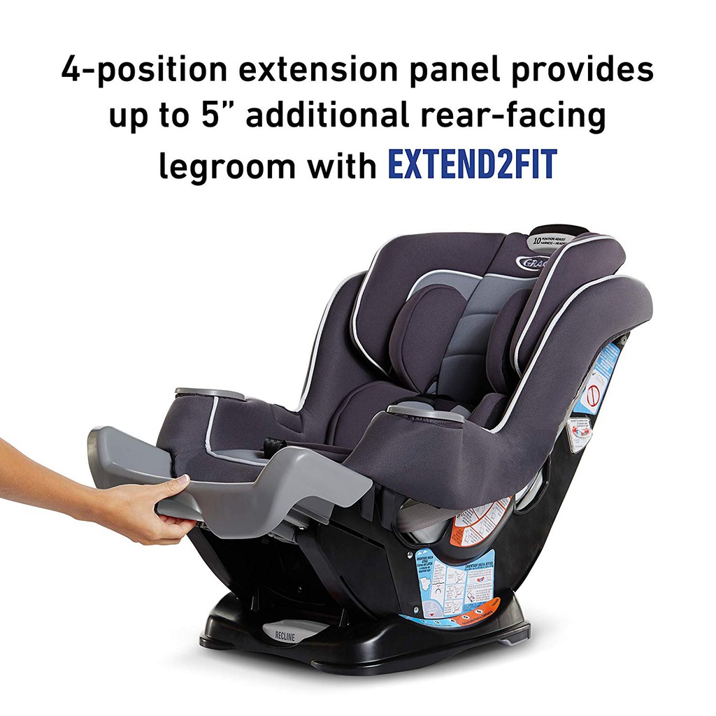 graco extend2fit convertible car seat solar